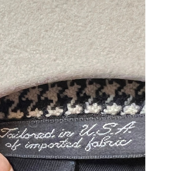 Vintage Neiman Marcus Houndstooth Blazer Menswear Tailored in USA - Picture 9 of 15